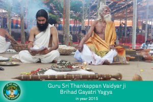 Brihad Gayatri Yagya Param Guru Sri Thankappan Vaidyar ji