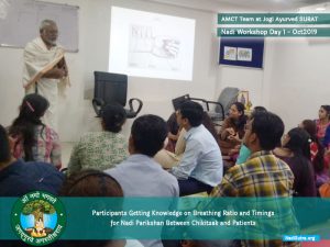Nadi Chikitsa Breathing and Timings Discussion at Surat Workshop