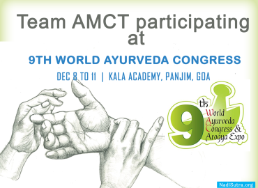 Team AMCT participating at World Ayurved Congress Goa Dec 2022