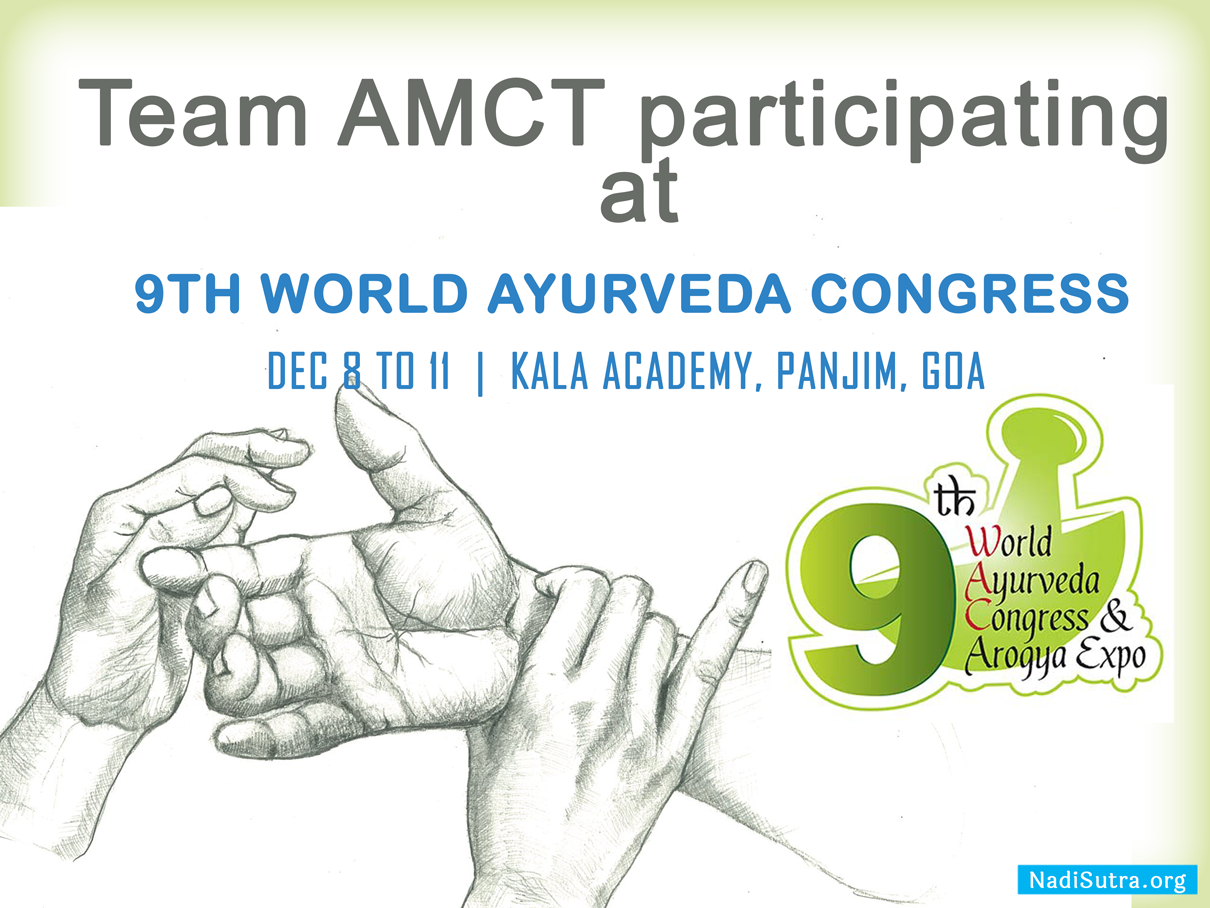Team AMCT at World Ayurvead Congress Goa 2022